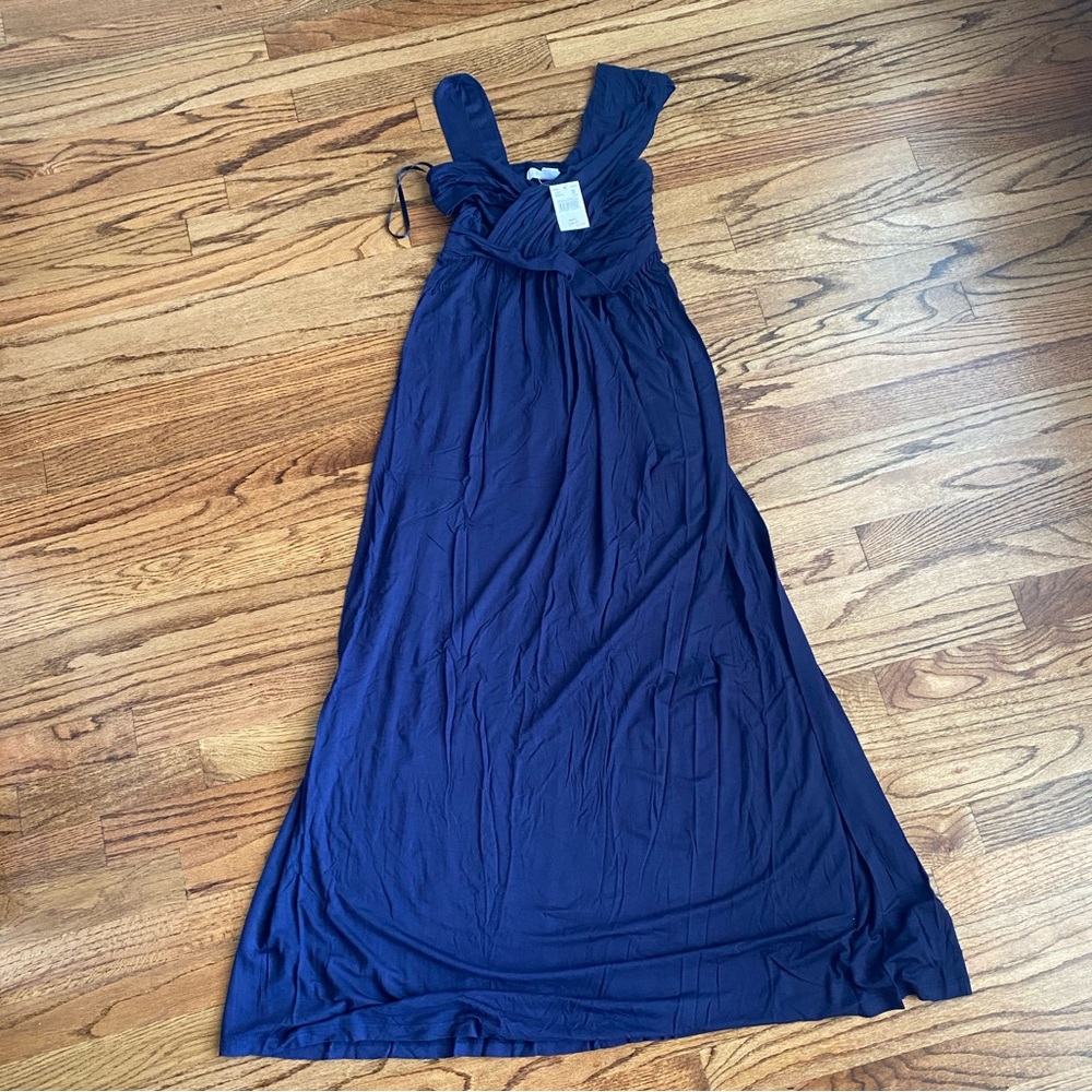 Motherhood Maternity Navy Maxi Dress / Size S